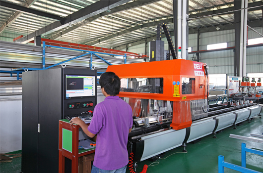 Aluminum material machining center